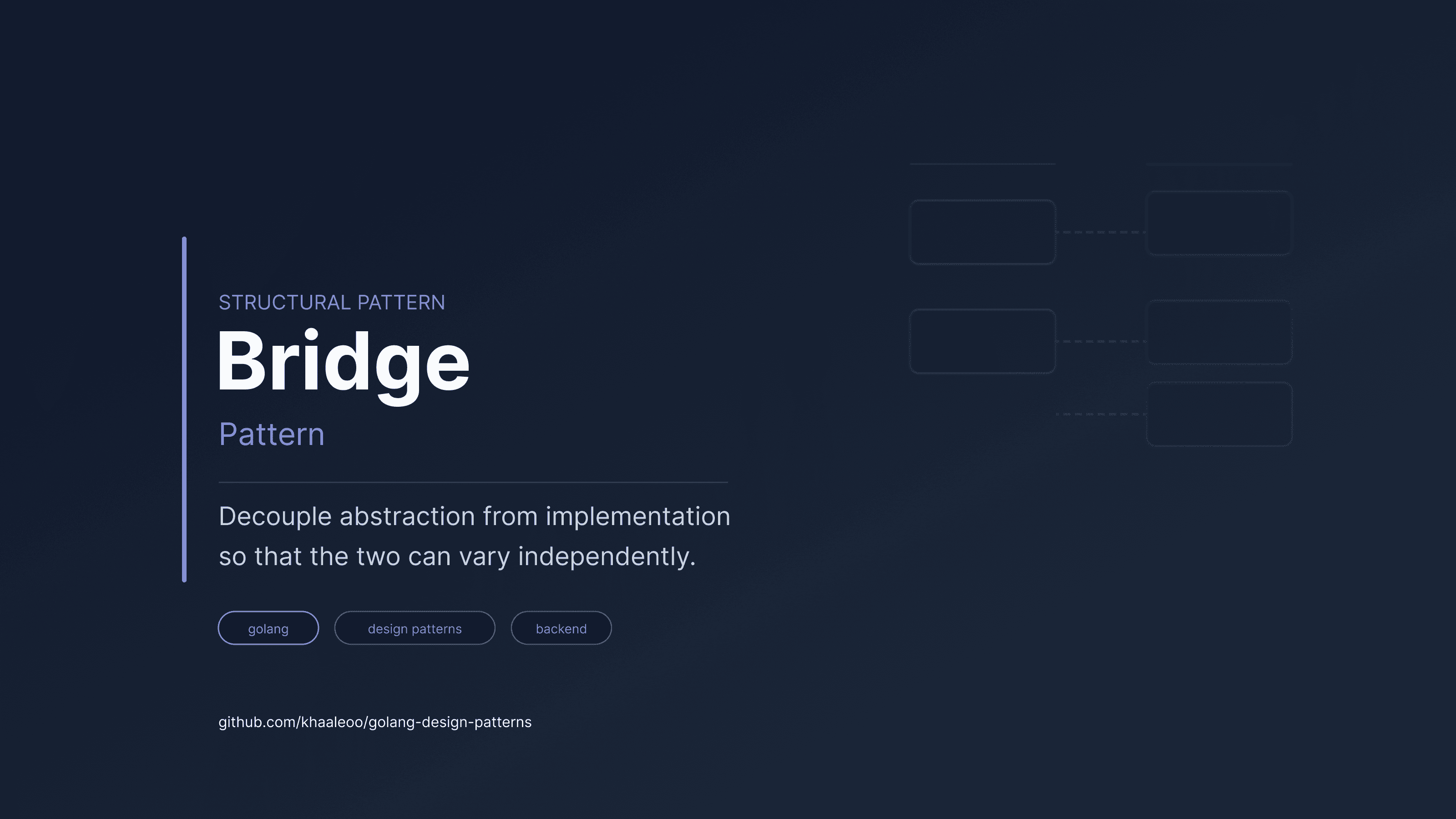 Golang Design Patterns - Bridge Pattern