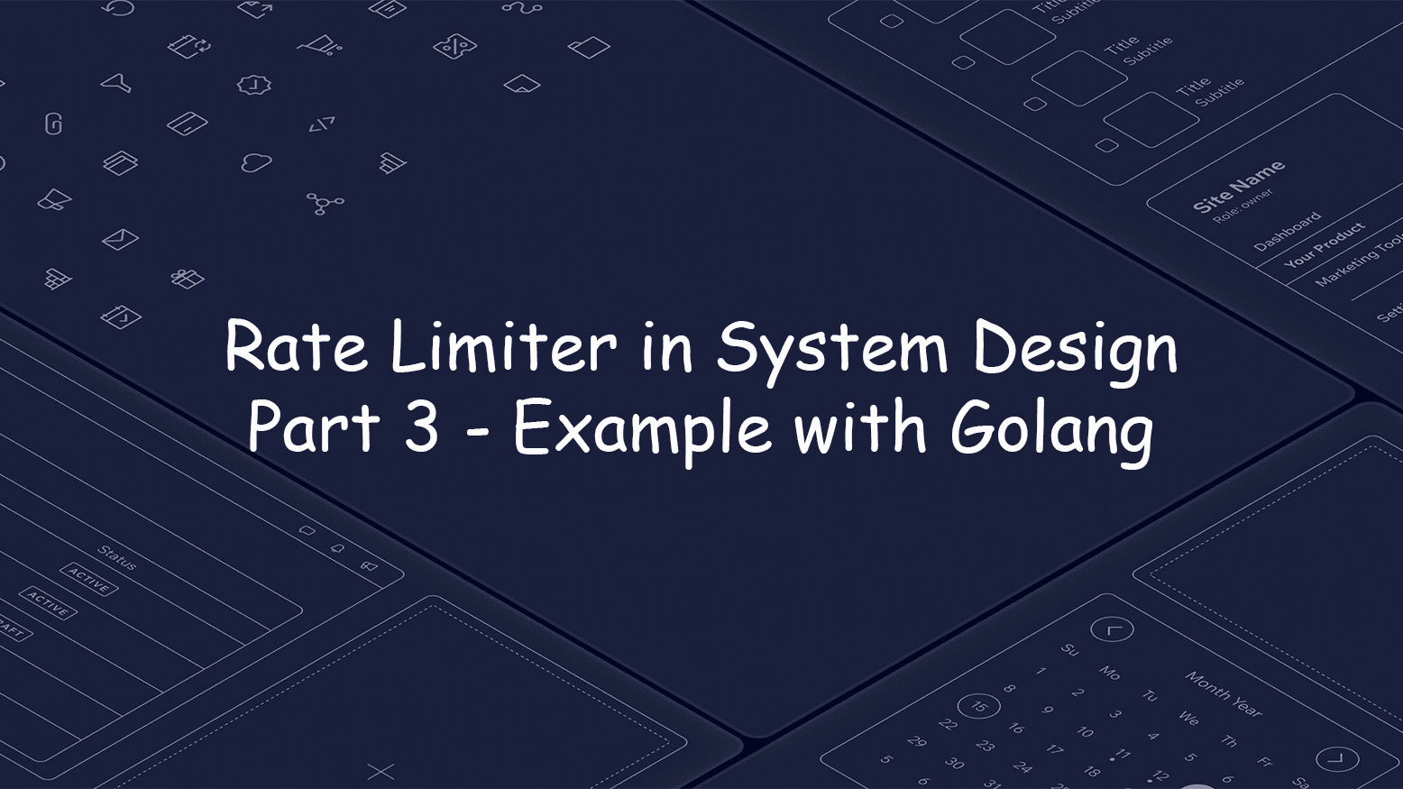 Rate Limiter Part 3 - Example with Golang