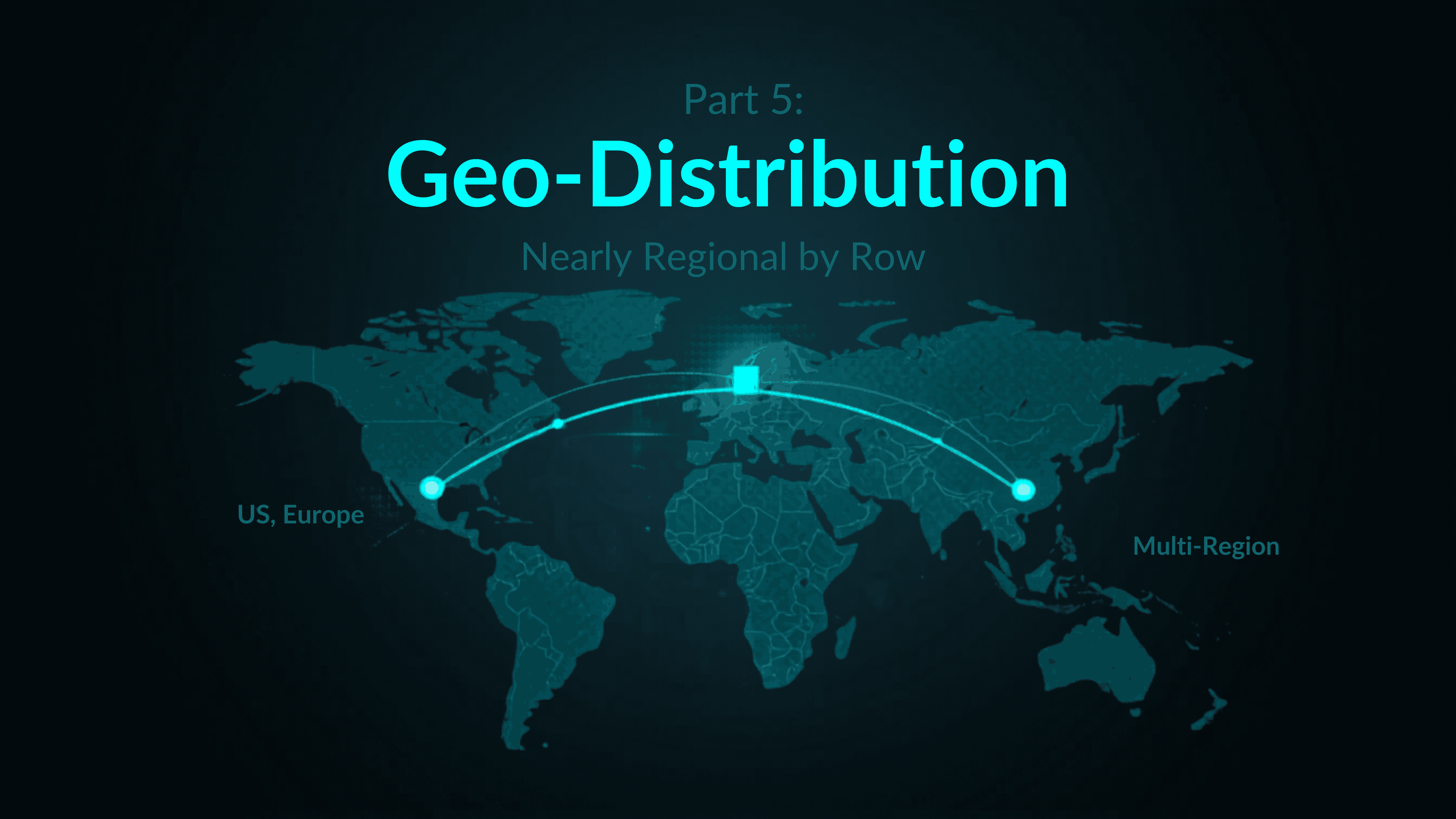 Introduction to CockroachDB Part 5 - Geo-Distribution & Multi-Region